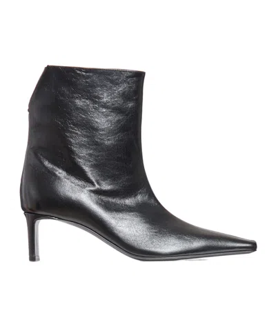 KHAITE KHAITE SQUARED TOE ANKLE BOOTS