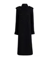 Khaite Donna Double-breasted Coat In Black