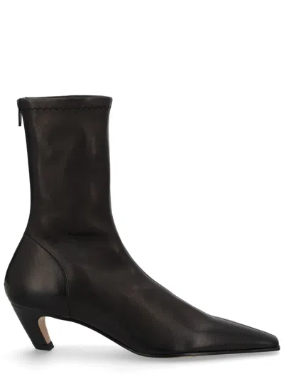 Khaite Stivale Con Tacco Arizona In Black