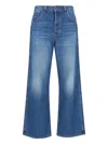 Khaite Denim Trousers With Belt Loops In Blue