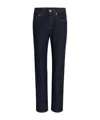 Khaite Farley High-rise Straight-leg Jeans In Blue