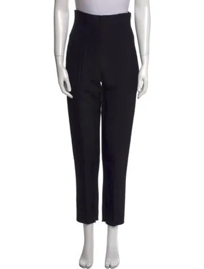 Pre-owned Khaite Straight Leg Pants In Black