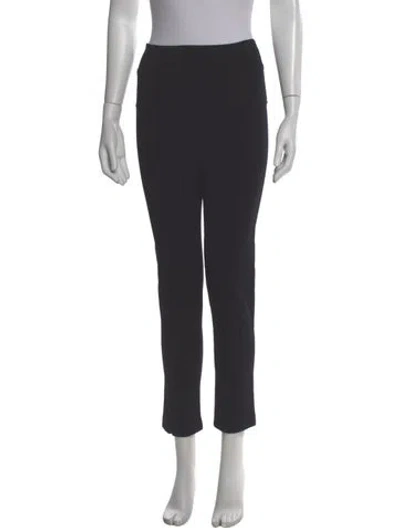 Pre-owned Khaite Straight Leg Pants In Black