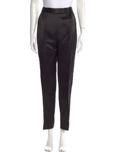Pre-owned Khaite Straight Leg Pants In Black