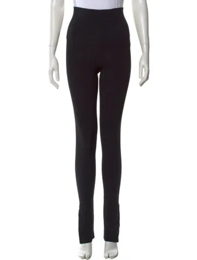 Pre-owned Khaite Straight Leg Pants In Black