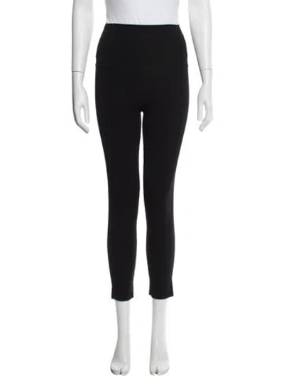 Pre-owned Khaite Straight Leg Pants In Black