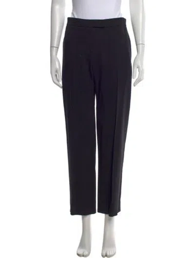 Pre-owned Khaite Straight Leg Pants In Black