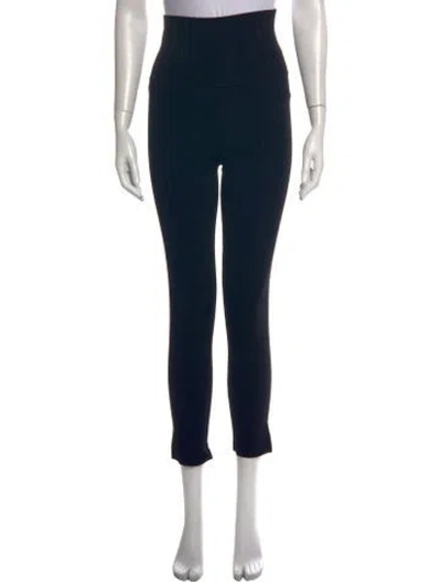 Pre-owned Khaite Straight Leg Pants In Black