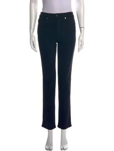Pre-owned Khaite Straight Leg Pants In Black