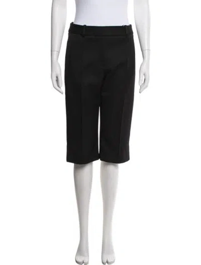Pre-owned Khaite Straight Leg Pants In Black