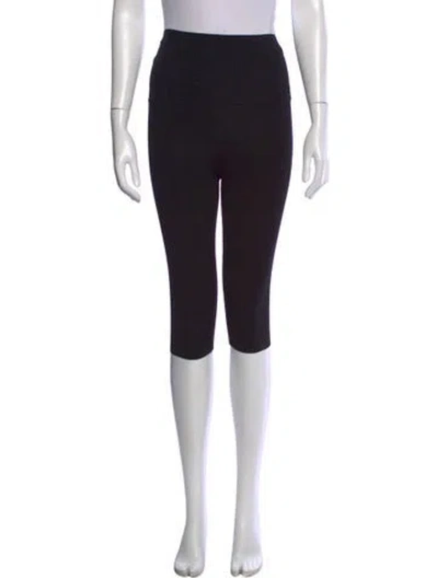 Pre-owned Khaite Straight Leg Pants In Black
