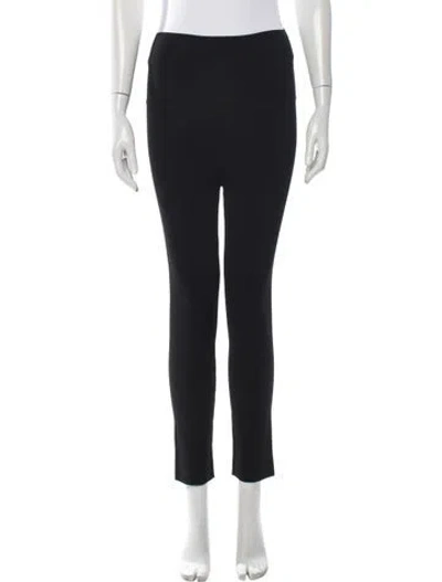 Pre-owned Khaite Straight Leg Pants In Black
