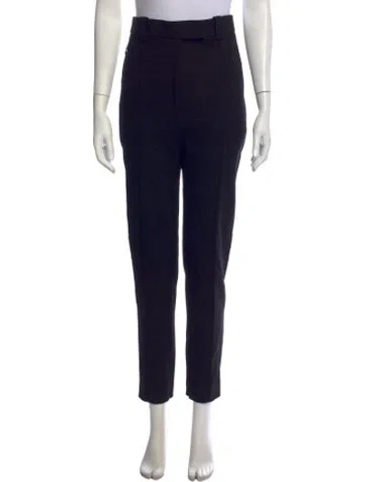 Pre-owned Khaite Straight Leg Pants In Black