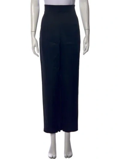 Pre-owned Khaite Straight Leg Pants In Black