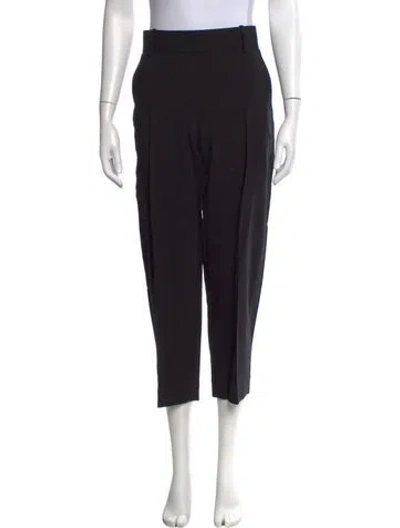 Pre-owned Khaite Straight Leg Pants In Black