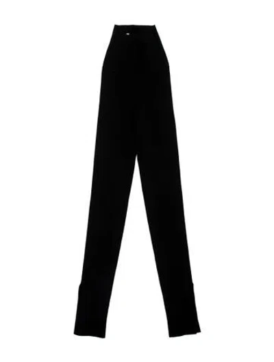 Pre-owned Khaite Straight Leg Pants In Black