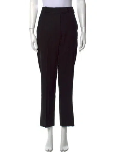 Pre-owned Khaite Straight Leg Pants In Black