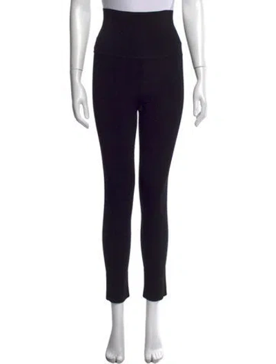 Pre-owned Khaite Straight Leg Pants In Black