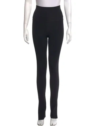 Pre-owned Khaite Straight Leg Pants In Black