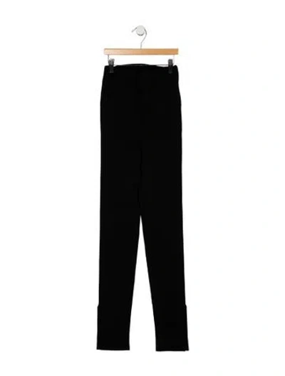Pre-owned Khaite Straight Leg Pants In Black