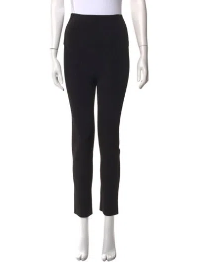 Pre-owned Khaite Straight Leg Pants In Black