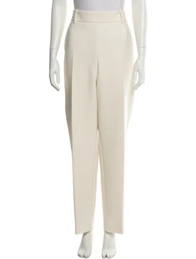Pre-owned Khaite Straight Leg Pants In Neutral