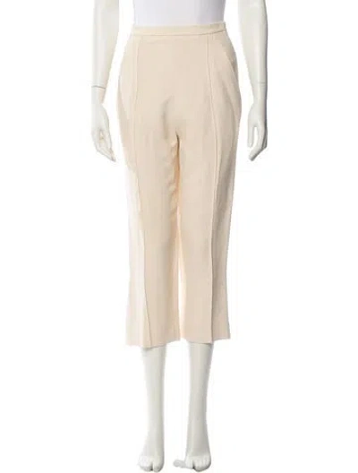 Pre-owned Khaite Straight Leg Pants In Neutral
