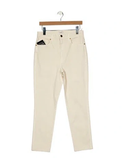 Pre-owned Khaite Straight Leg Pants In Neutral