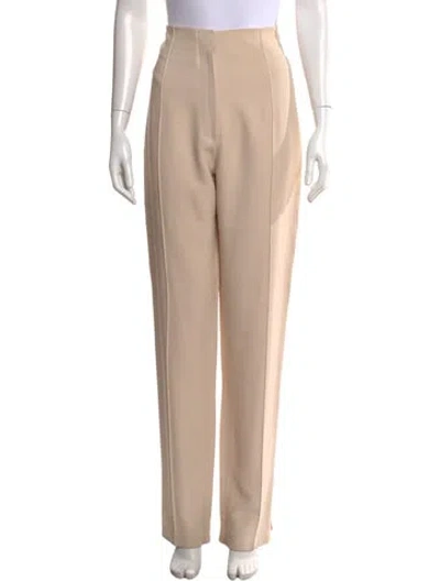 Pre-owned Khaite Straight Leg Pants In Neutral