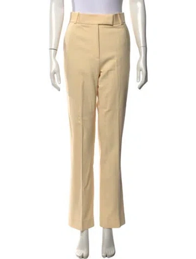 Pre-owned Khaite Straight Leg Pants In Neutrals