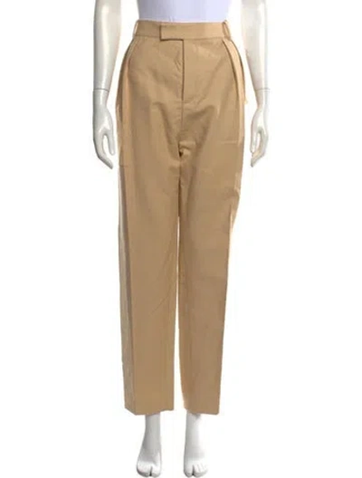 Pre-owned Khaite Straight Leg Pants In Neutrals