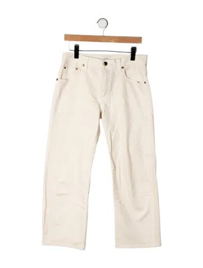 Pre-owned Khaite Straight Leg Pants In Neutrals