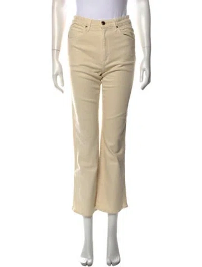 Pre-owned Khaite Straight Leg Pants In Neutrals