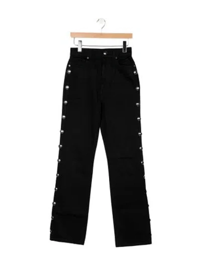 Pre-owned Khaite Straight Leg Pants W/ Tags In Black