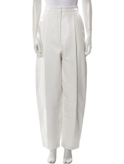 Pre-owned Khaite Straight Leg Pants W/ Tags In White
