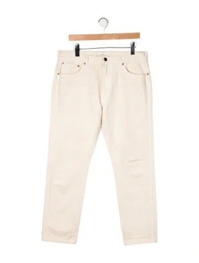 Pre-owned Khaite Straight Leg Pants In Yellow