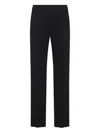 Khaite Straight-leg Trousers In Black