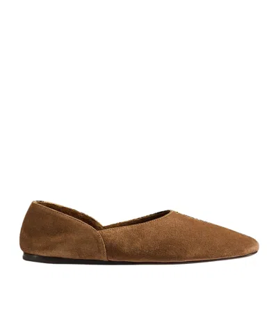 Khaite Straightleg Ankle Boots In Brown