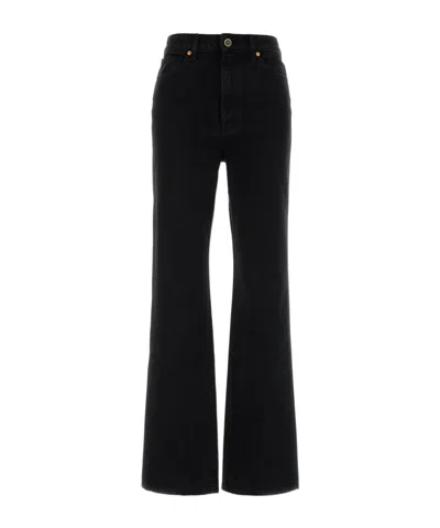 Khaite Straight-leg Jeans In Black