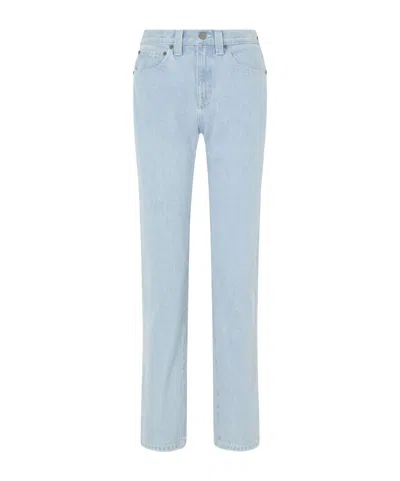 Khaite Straight-leg Jeans In Blue