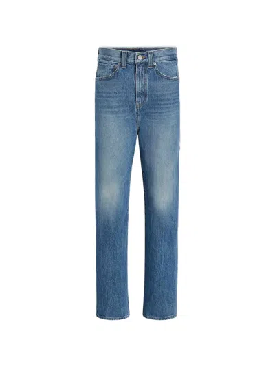 Khaite Straight-leg Jeans In Blue