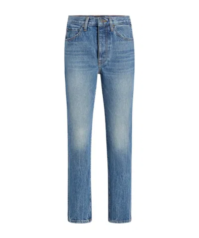 Khaite Straight-leg Jeans In White