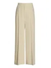 Khaite Strannly' Pants Yellow In Yellow