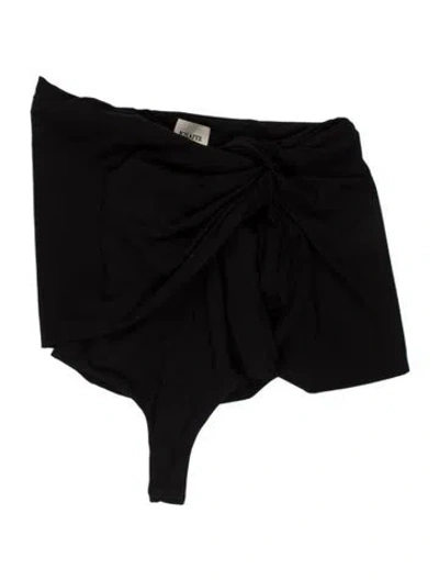 Pre-owned Khaite Strapless Bodysuit In Black