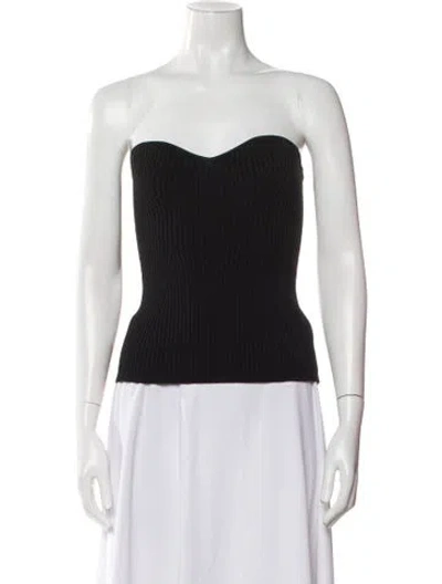 Pre-owned Khaite Strapless Top In Black