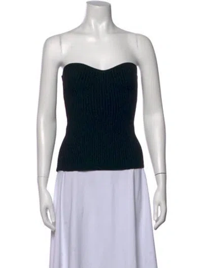 Pre-owned Khaite Strapless Top In Black