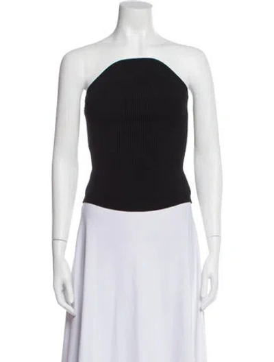 Pre-owned Khaite Strapless Top W/ Tags In Black