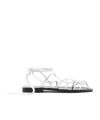 Khaite Strappy-design Sandals In White