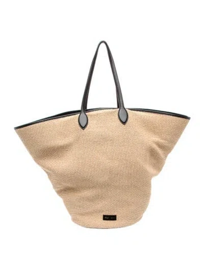 Pre-owned Khaite Straw Osa Medium In Neutral