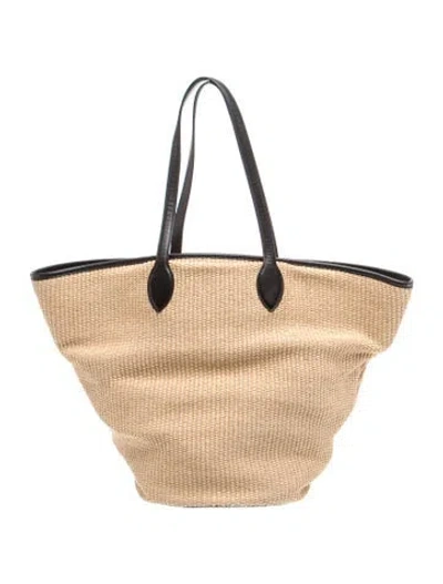 Pre-owned Khaite Straw Osa In Neutral
